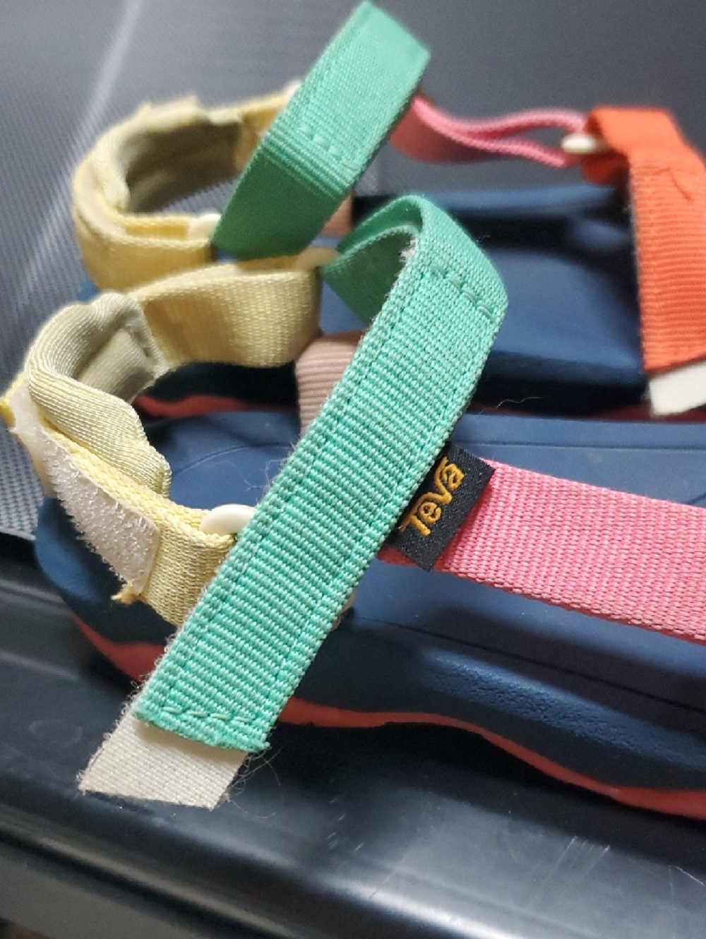 Teva Multicolor Adjustable Webbing Sandals - Hurricane Toddler Size 10 - Picture 2 of 7